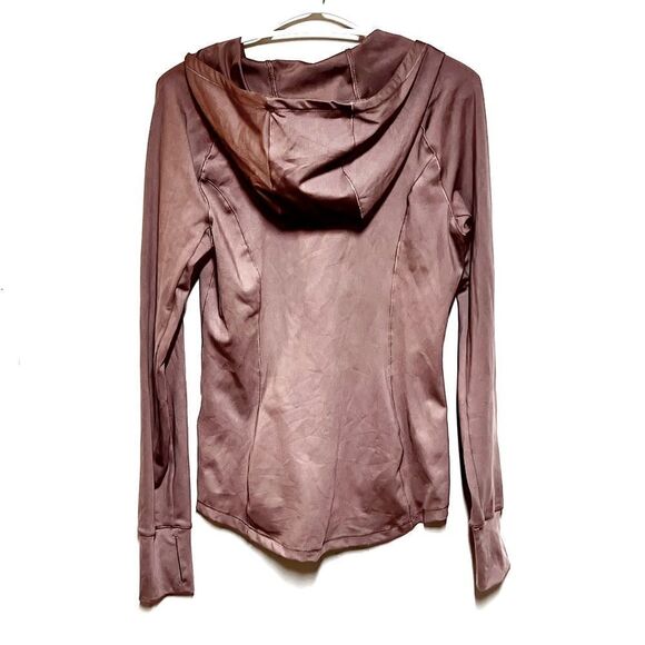 NWOT Yogalicious Womens Ultra Soft Full Zip Yoga Jacket Auburn Night Sz M - Picture 6 of 8